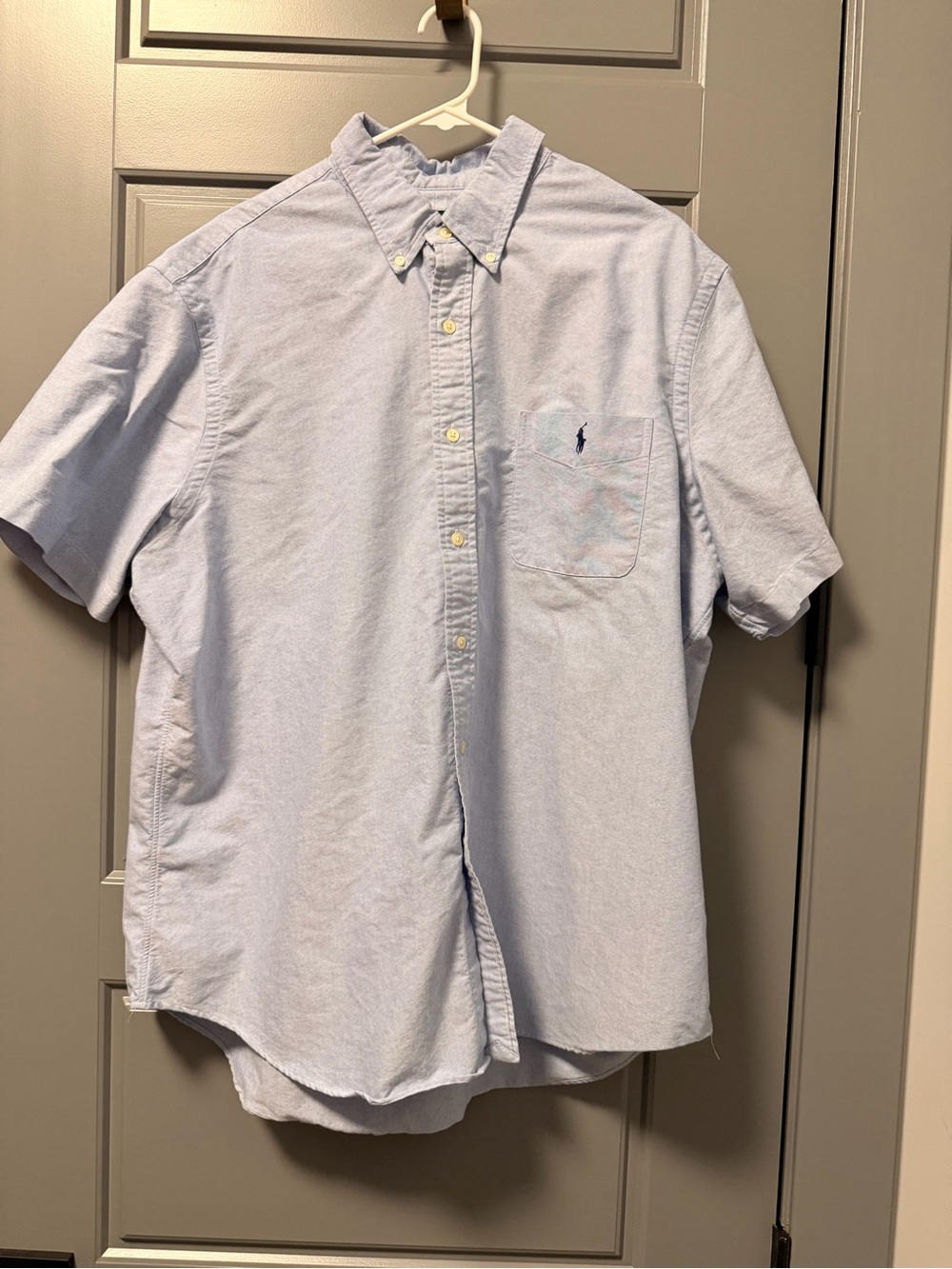 Ralph Lauren Men’s Blue Label Button-Down Short Sleeve Shirt XXL